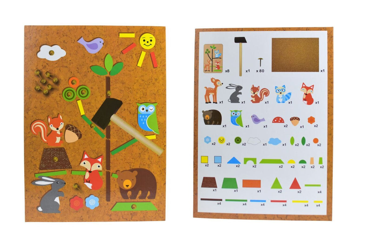 Kaper Kidz Forest Friend Tap a Shape Kids Educational/Activity Toy 5+ (170 Pieces) — image 5