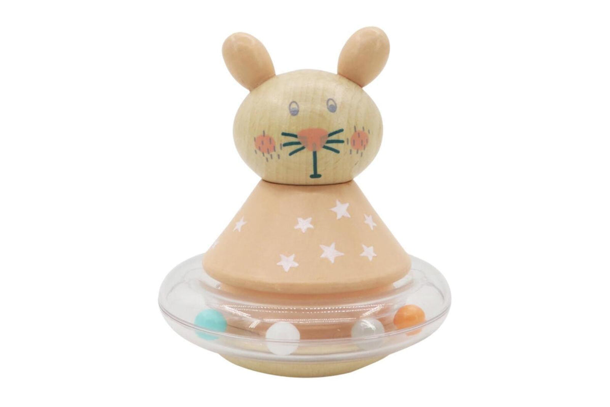Kaper Kidz Wooden Animal Roly-Poly Children's Bear & Rabbit Kids Toy Set 0m+ — image 3