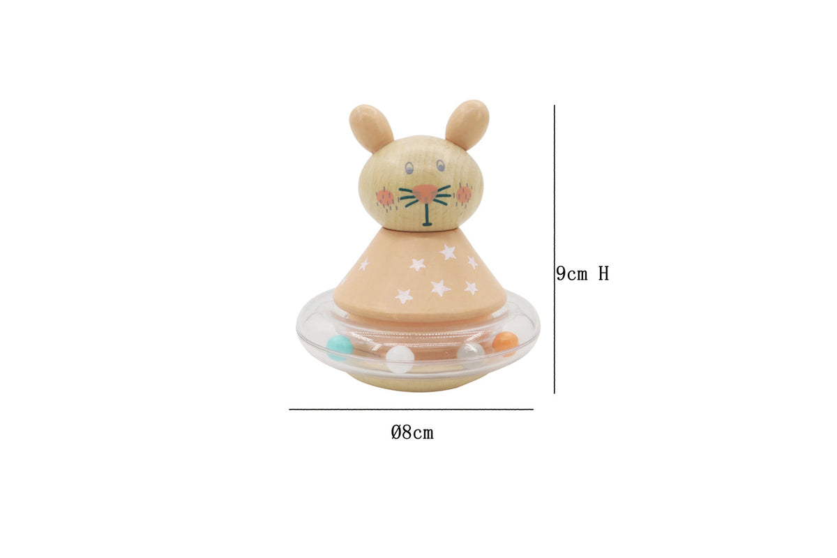 Kaper Kidz Wooden Animal Roly-Poly Children's Bear & Rabbit Kids Toy Set 0m+ — image 4