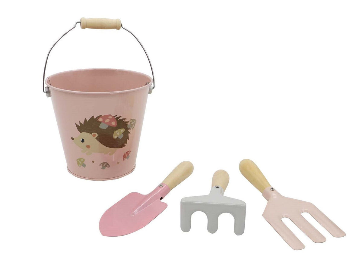 Kaper Kidz Calm & Breezy Kids Garden Tool Set Children's Play Toy 3y+ (4 Pieces) — Pink