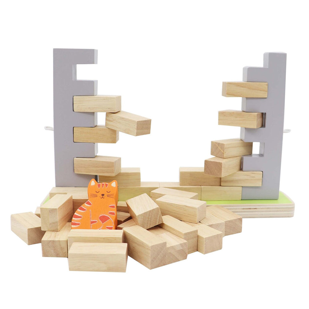 Kaper Kidz Wooden Building Blocks/Bricks Wall Board Game Toy Kids w/Hammer 3y+ — image 4