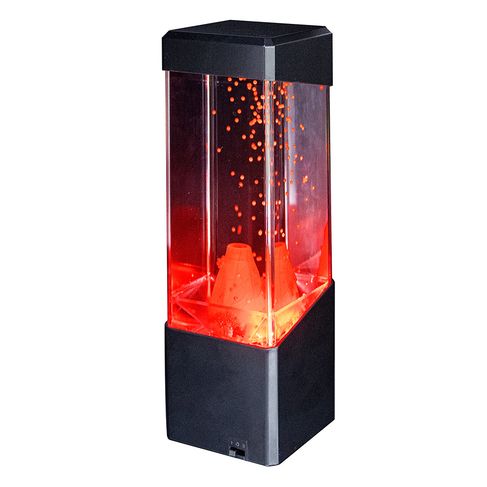 LMD Led Novelty Erupting Volcano Children's Bedroom Night Light Up Lava Lamp Set