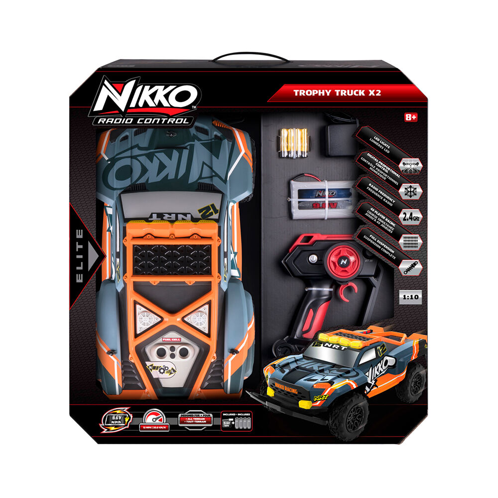 Nikko 46cm RC Remote Control Vehicle 1:10 Elite Trophy Trucks X2 Assorted 8y+ — image 9