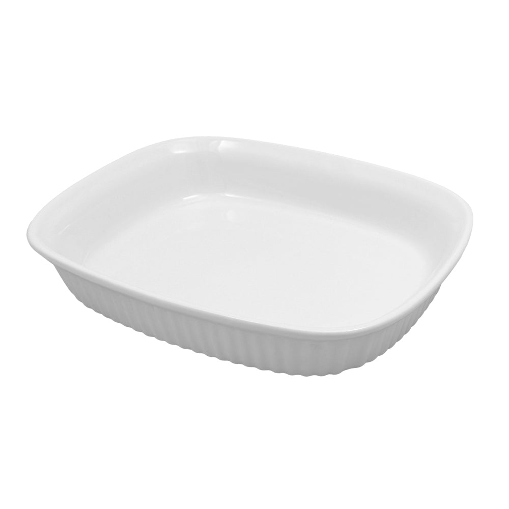 Unbranded Ceramic 33cm Oval Lasagne Baking Dish Pan Home/Kitchen Bakeware Large White