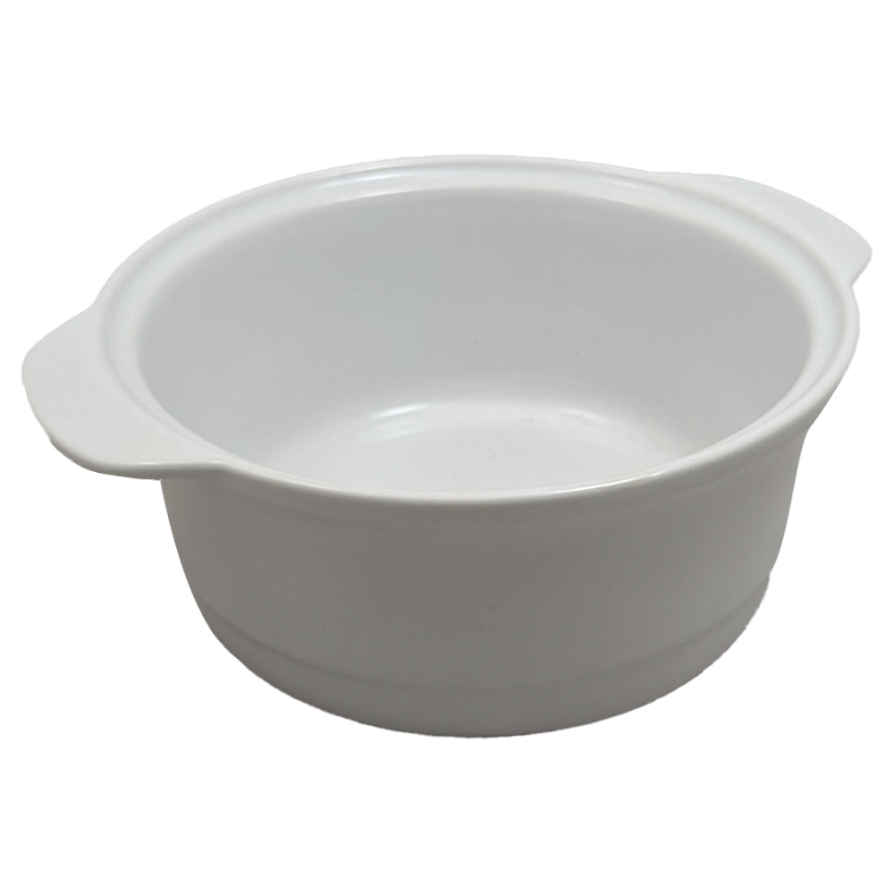 Unbranded Ceramic Casserole Dish Microwave/Oven Home Cooking Set W/Glass Lid 2.0L Size — image 2
