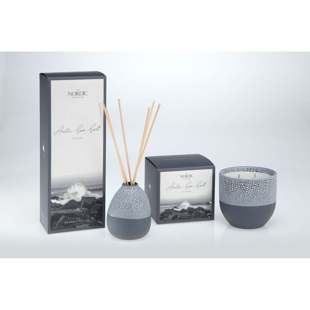 Bramble Bay 400g Nordic Arctic Sea Salt Candle Wild Freesia Sandalwood & Lime — image 3