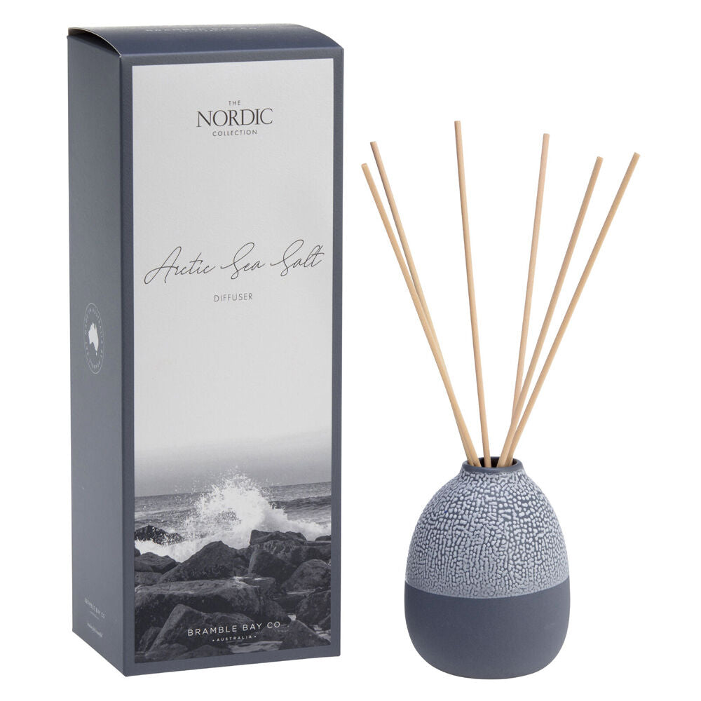 Bramble Bay Nordic Arctic Sea Salt Reed Diffuser Scented Home Fragrance 180ml — image 2