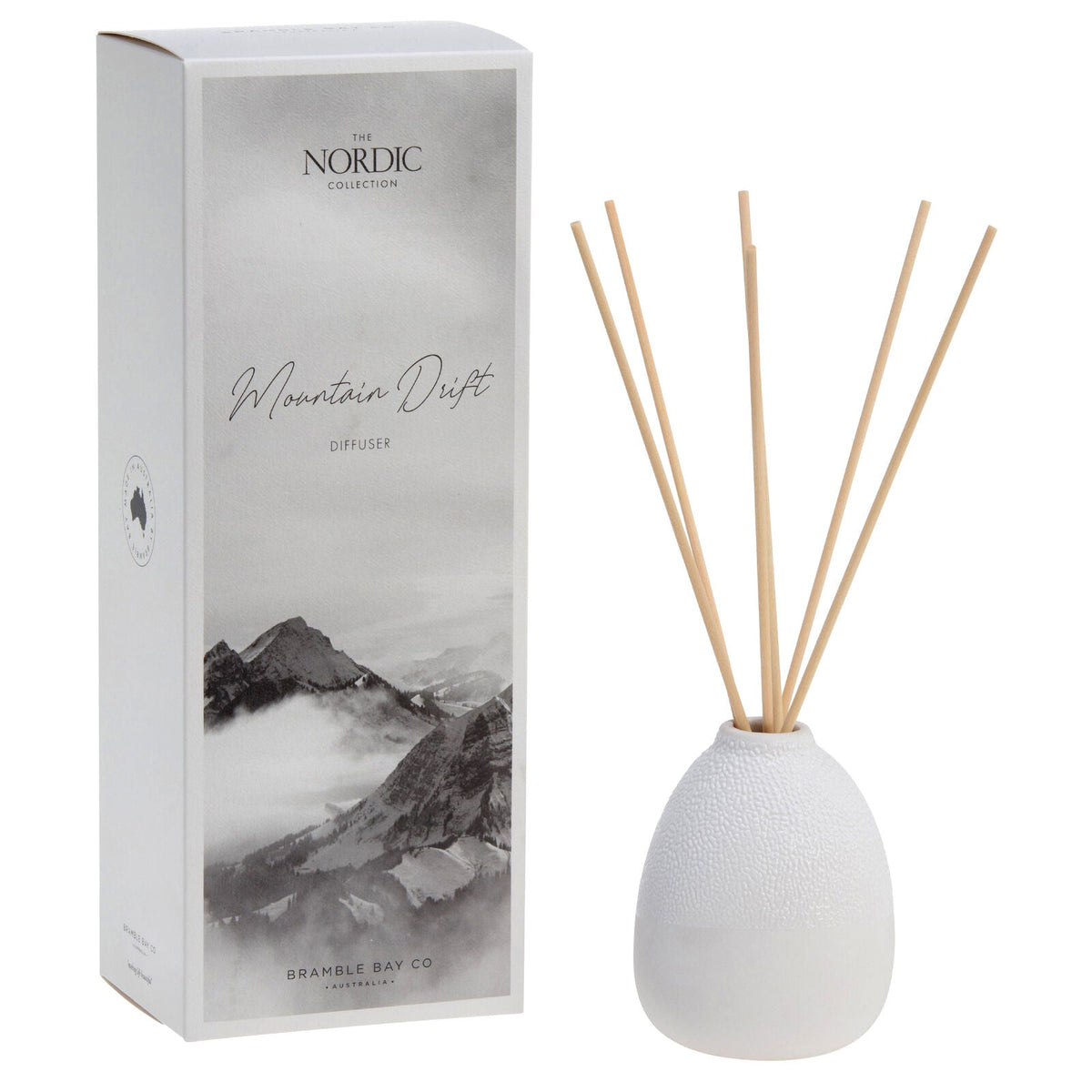 Bramble Bay Nordic Mountain Drift Diffuser Home Fragrance White (2 Pack) — image 2