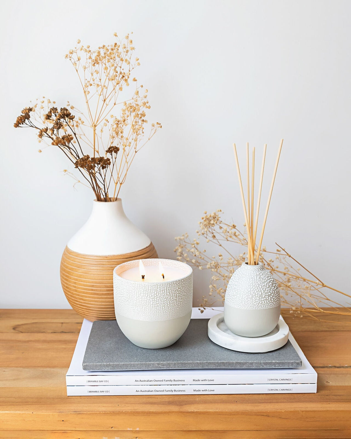 Bramble Bay Nordic Mountain Drift Diffuser Home Fragrance White (2 Pack) — image 6