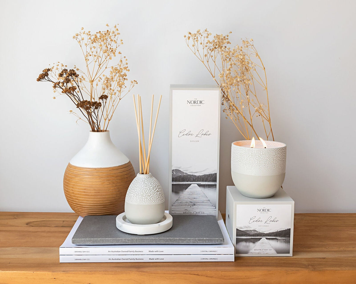 Bramble Bay Nordic Mountain Drift Diffuser Home Fragrance White (2 Pack) — image 7