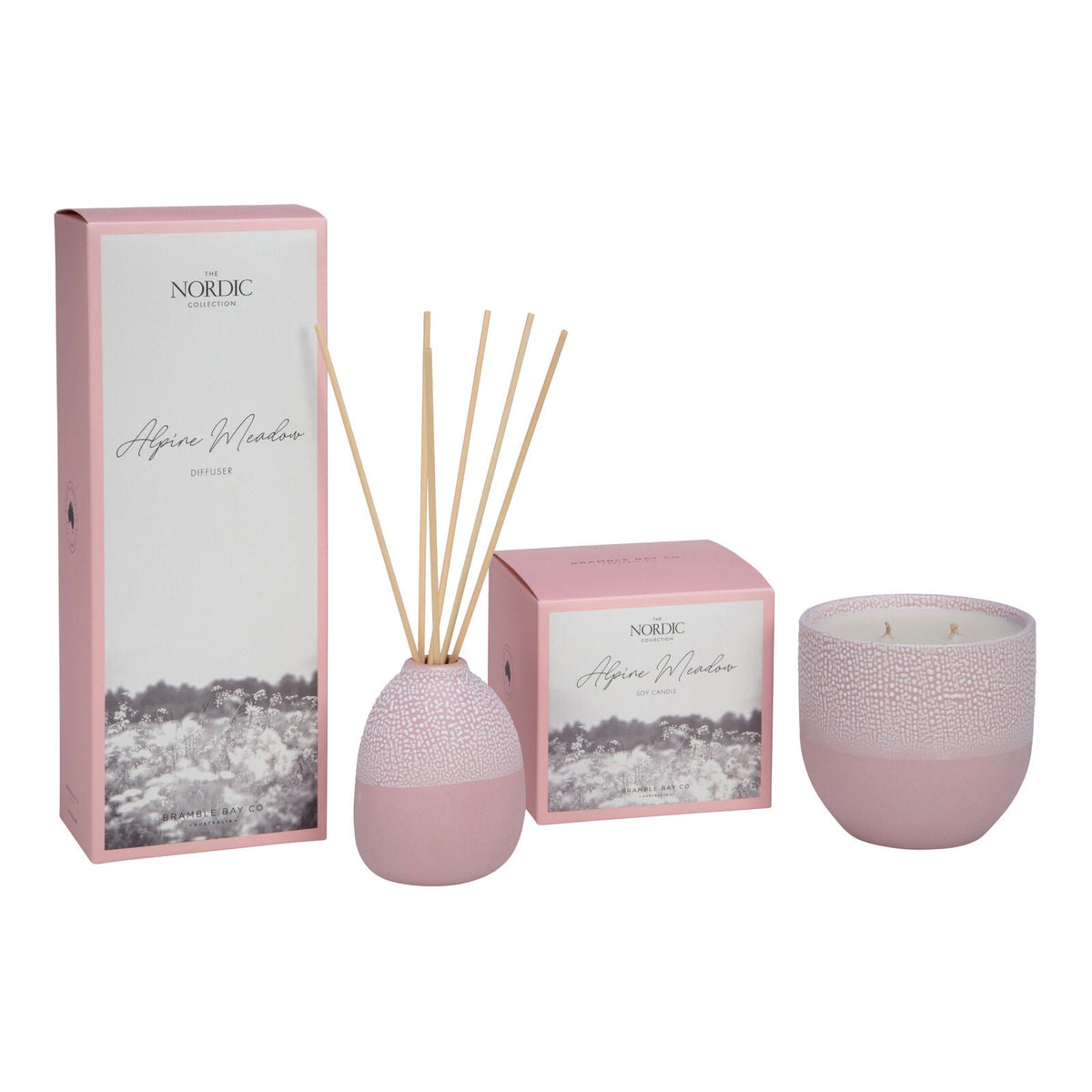 Bramble Bay Nordic Alpine Meadow Diffuser Home Fragrance Pink (2 Pack) — image 4