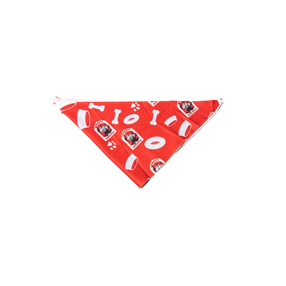 NRL St George Dragons Pet Bandana Dog 44cm Collar Triangle Scarf Accessory — S