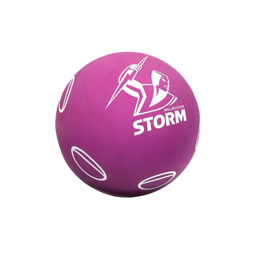 NRL Melbourne Storm NRL Super-High Bounce Ball 60mm Kids Sports Toy Magenta