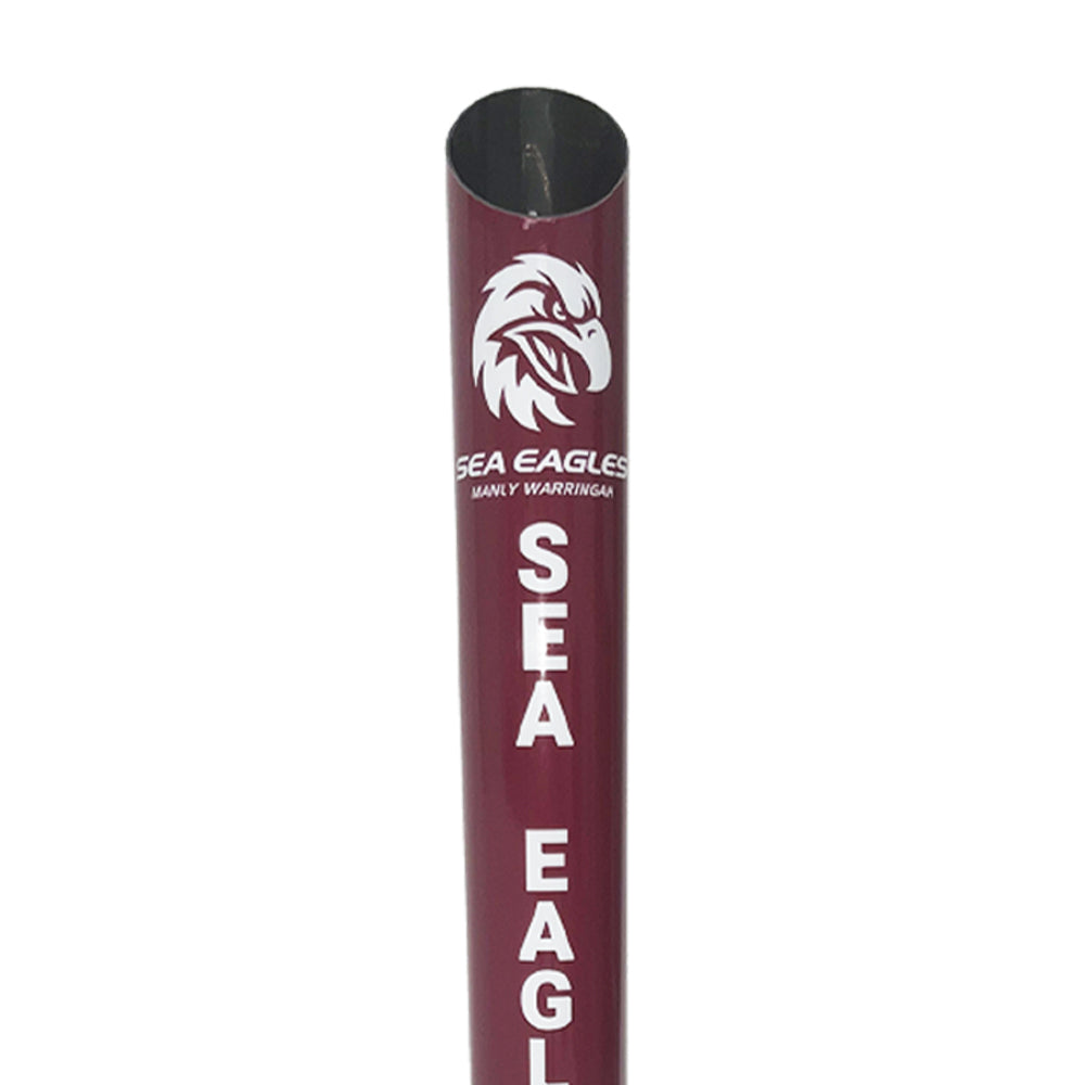 NRL Manly Sea Eagles Can Stubby Holder Dispenser Storage Wall Mountable 92x9cm — image 2