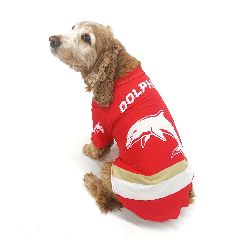 NRL Parramatta Eels Pet Dog/Puppy Sports Breathable Jersey Clothing/Costume L — image 3