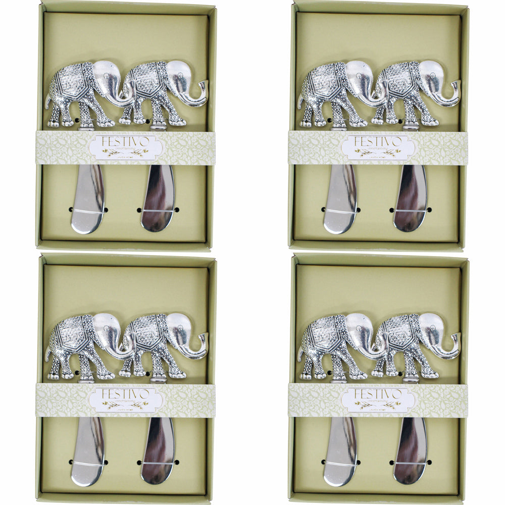 LVD Spreaders 2pc Elephant Kitchen Cutlery Serveware/Tableware 14.5X10.5CM (4 Pack)