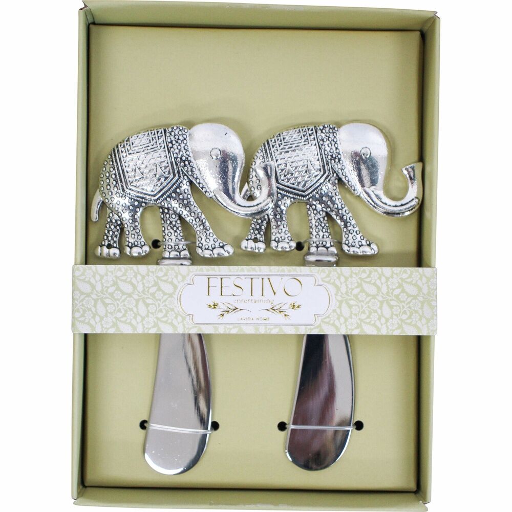 LVD Spreaders 2pc Elephant Kitchen Cutlery Serveware/Tableware 14.5X10.5CM
