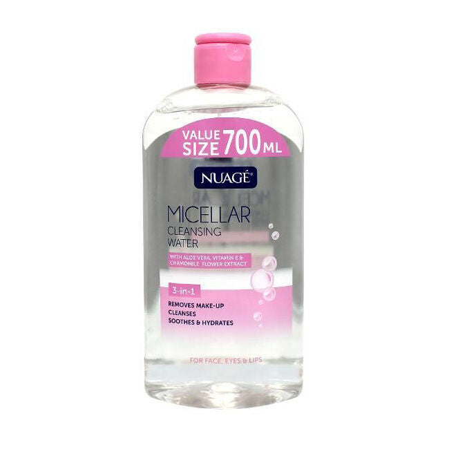 Nuage Micellar Cleansing Water Aloe Vera 700ml Liquid Makeup Remover (3 Pack) — image 2