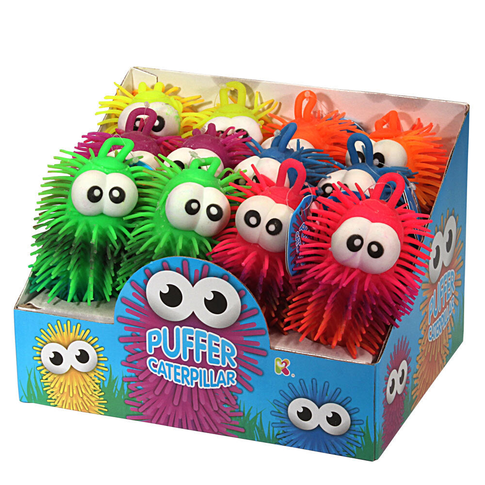 Fumfings Novelty Puffer Caterpillars 20cm Animals Insects Toys 3y+ Kids Assorted — image 3