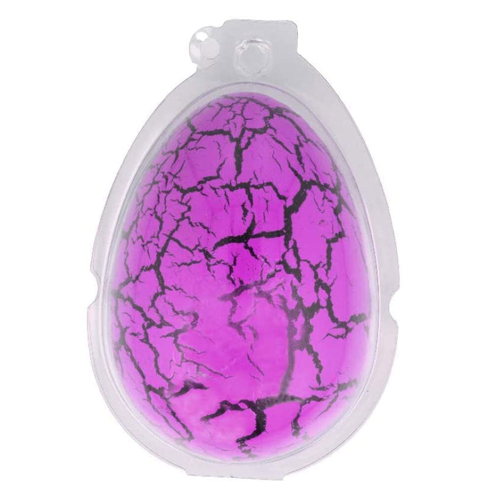 Nurchums Stegosaurus Hatch Egg Kids/Child 3y+ Dinosaur Surprise Grow Toy Violet