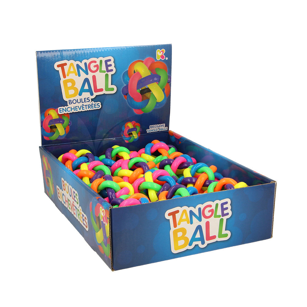Fumfings 7cm Tangle Rainbow Bouncy Balls Kids Fun Game Activity Play Toy 3y+ — image 2