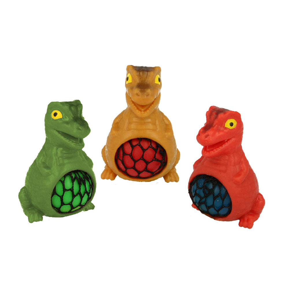 Fumfings Novelty Dinosaur Squeezy Meshables 10cm Fidget Tactile Kids Toys Assort — image 2
