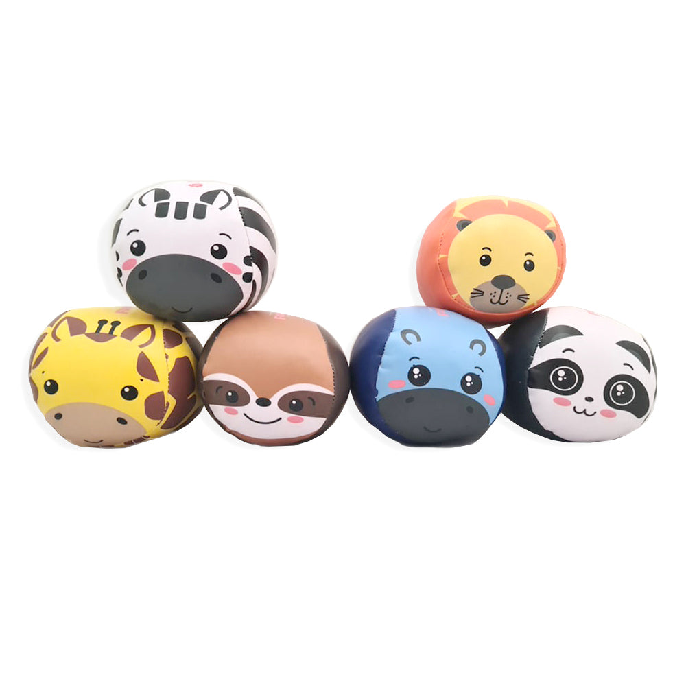 Fumfings Novelty Safari Sewn Balls 9cm Play Soft Toys Assorted Baby/Kids 0m+ — image 3