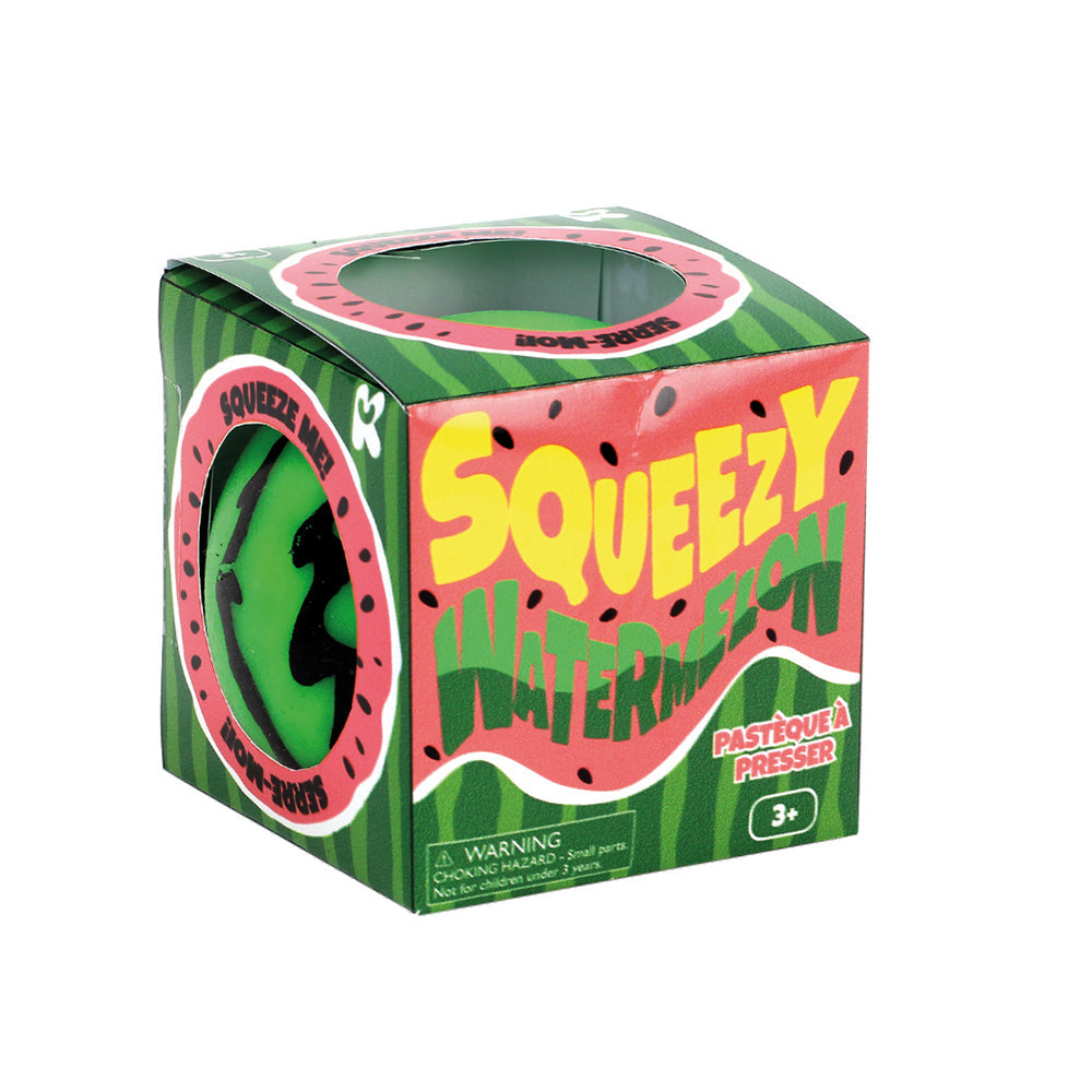 Fumfings 9cm Squeezy Bead Watermelon Fruit Kids Squishy Ball Fun Play 3y+ Toy