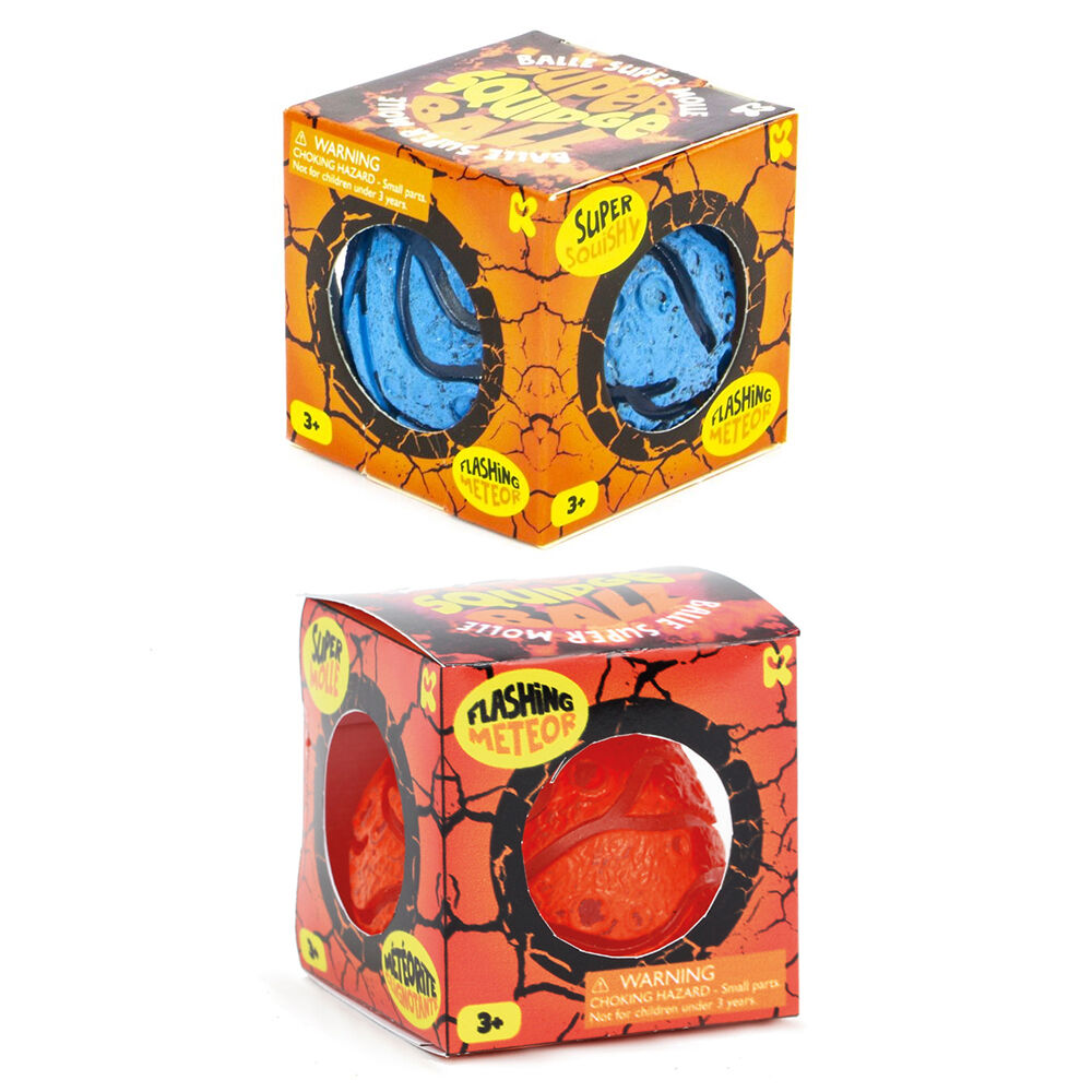Fumfings 6cm Round Meteor Ball Kids Sensory Fun Play Squishy Toy Assorted 3y+ (2 Pack)
