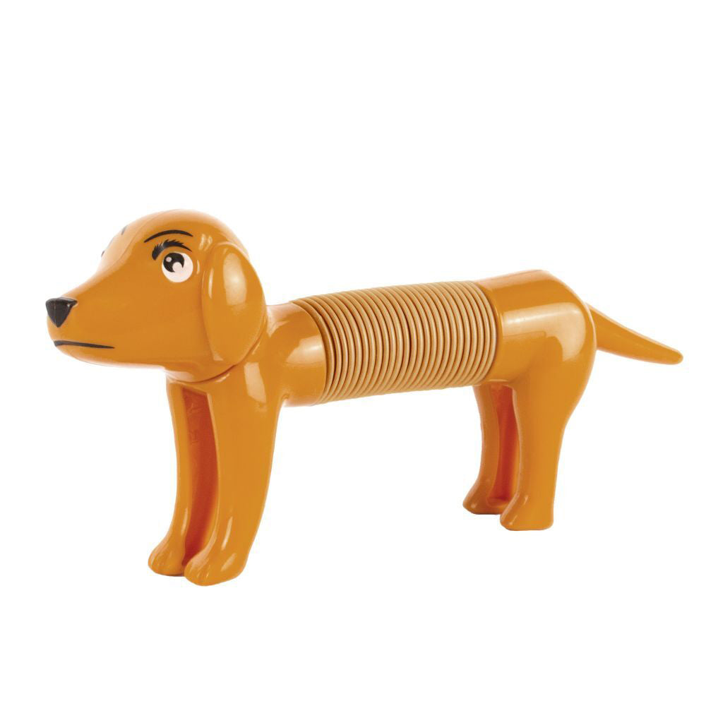 Pocket Money Fun 15cm Poptube Sausage Dog Kids/Children Sensory Toy Assorted
