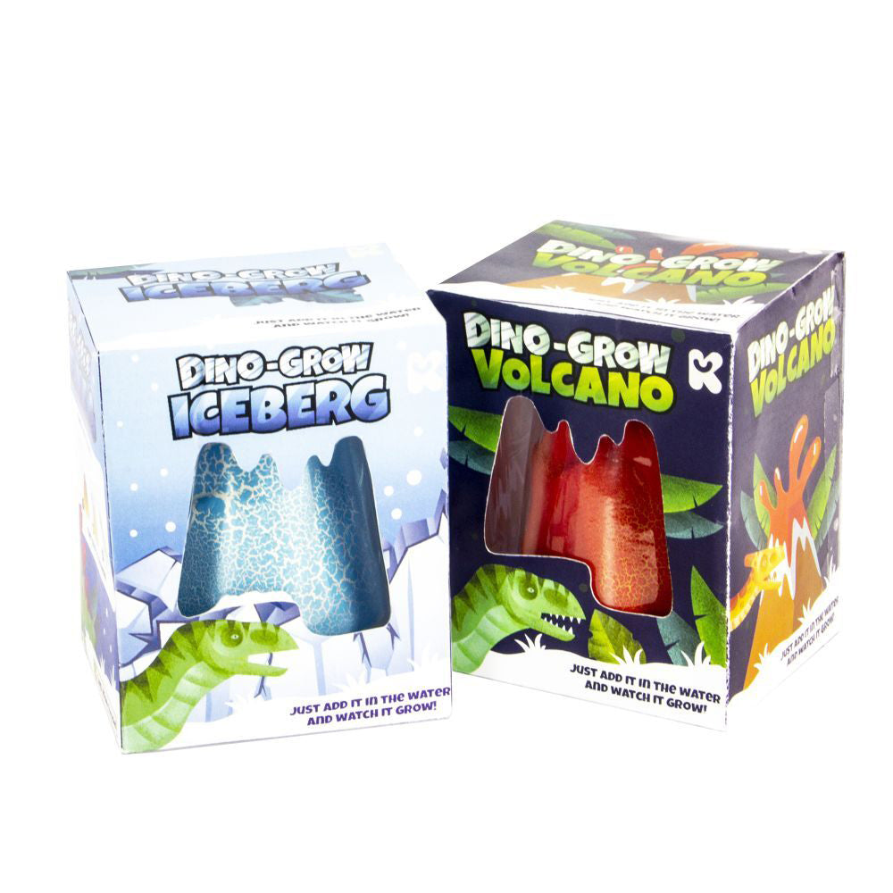 Pocket Money Fun 10.5cm Dino Grow Volcano/Iceberg Kids Educational Toy Assort (3 Pack) — image 2