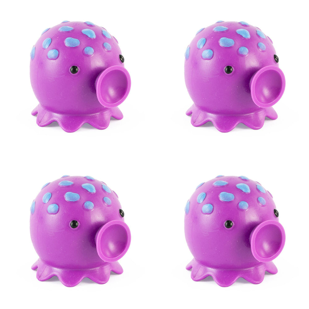 Pocket Money Fun 6cm Peek a Boo Octopus Kids/Children Squeeze Toy Assort 3y+ (4 Pack)
