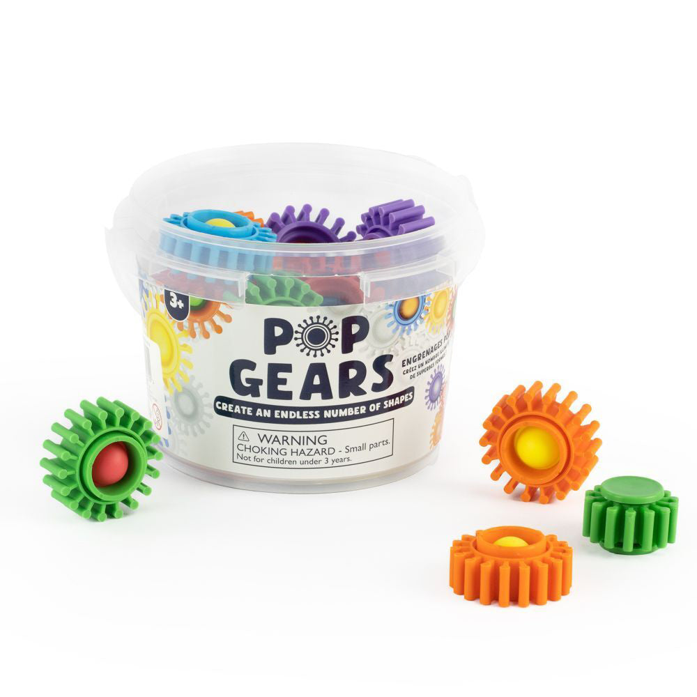Pocket Money Fun 12.5cm Pop Gears Kids/Children Educational Building Play Toy