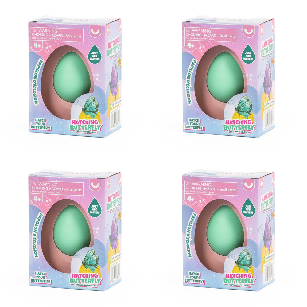 Pocket Money Fun Grow-A-Butterfly Kids Interactive Educational Play Toy 4y+ (4 Pack)
