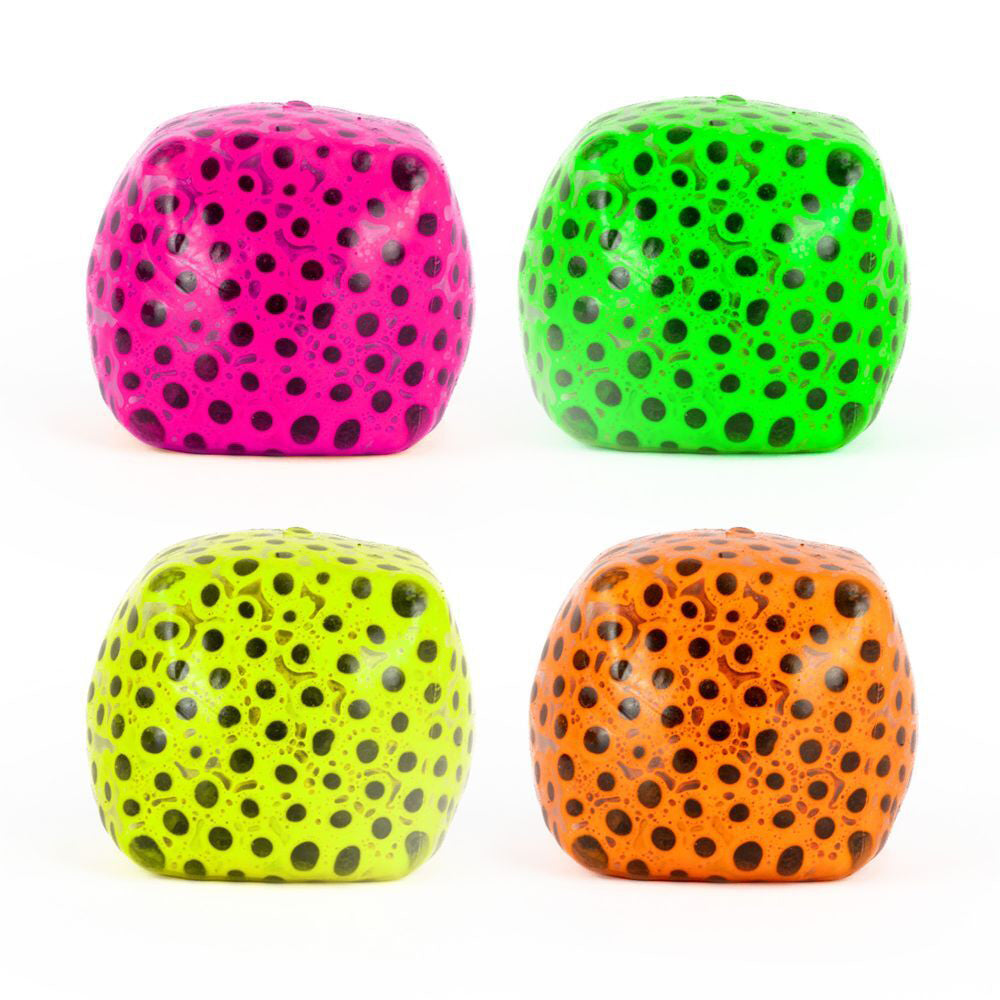 Pocket Money Fun 6cm Beads Alive Cube Kids Sensory Squeeze Toy Assorted 3y+ (3 Pack) — image 2