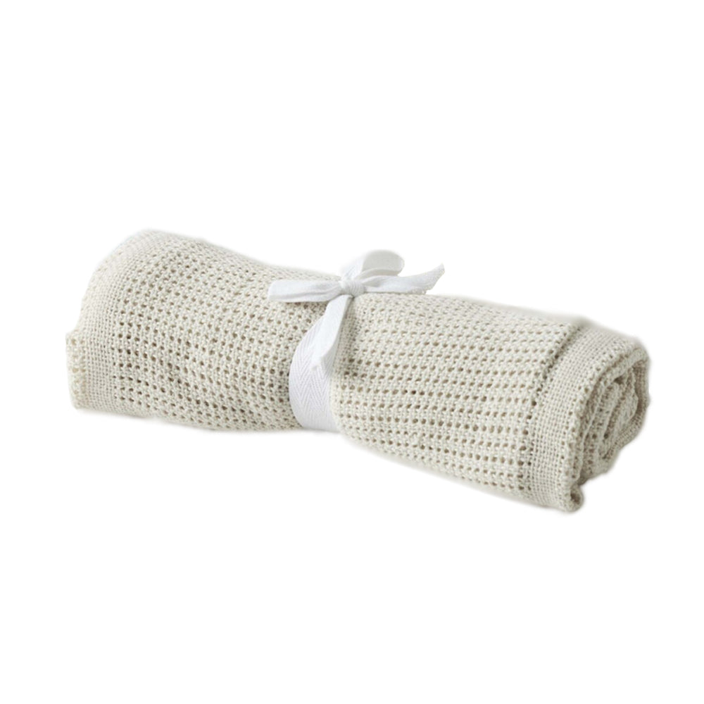 Jiggle & Giggle Cotton Cellular Newborn Blankets Assorted Cotton 70x90cm 0y+
