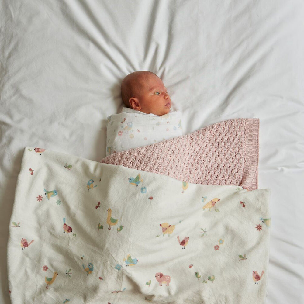 Jiggle & Giggle Birdy Lightweight Soft Fleece Toddler Blanket — image 2