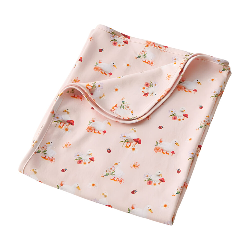 Jiggle & Giggle Pink 100% Cotton Toddler Waddling Around Jersey Wrap
