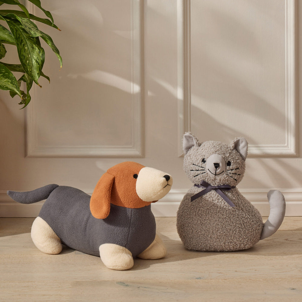 Pilbeam Living Grey Persia Weighted Door Stop/Stopper Cotton/Poly Home Decor — image 2