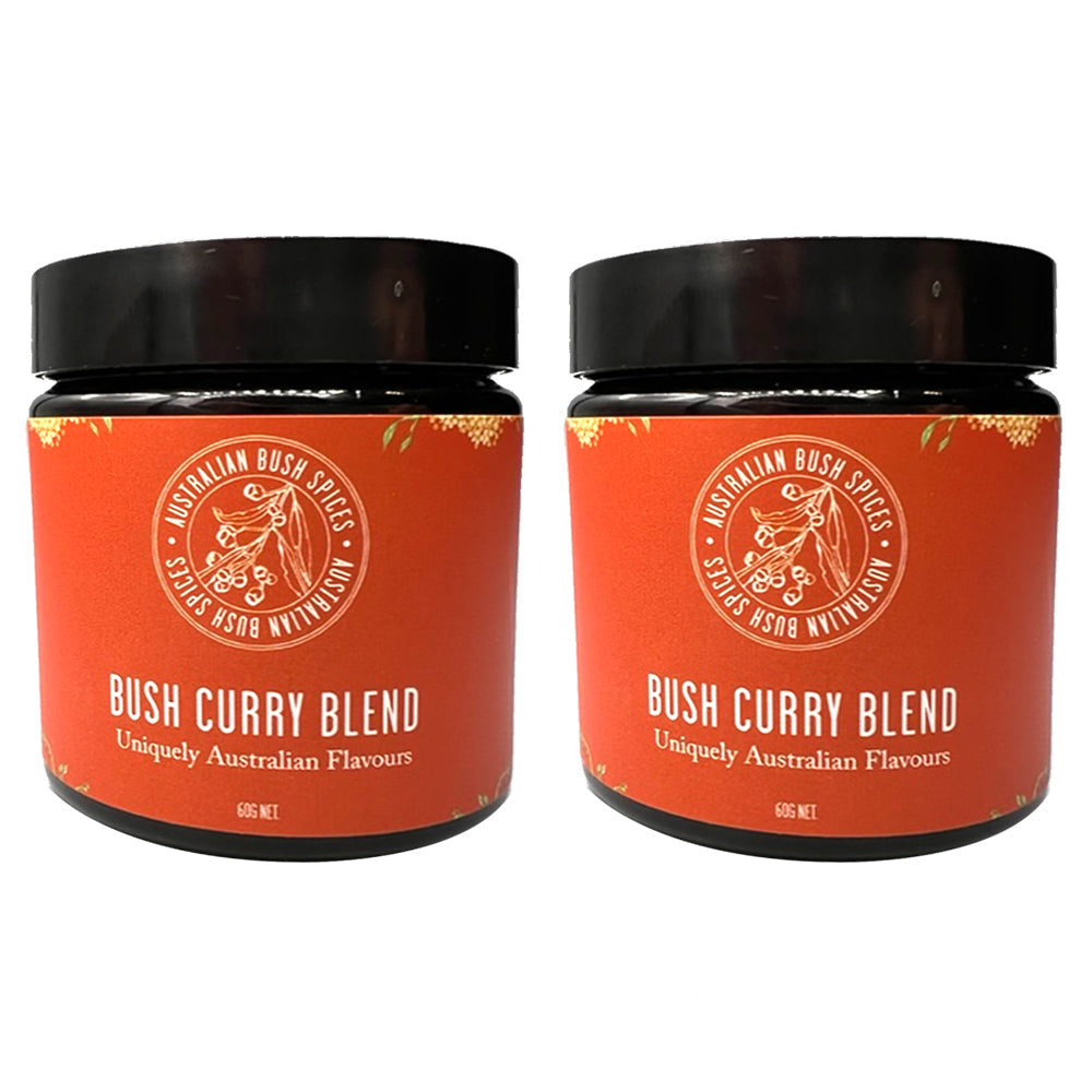 Australian Bush Spices Orange Bush Curry 60g Food Cooking/Seasoning/Tasting (2 Pack)