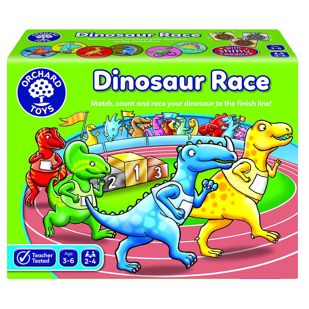 Orchard Toys Orchard Game Dinosaur Race Kids/Childrens Play Toy 3+