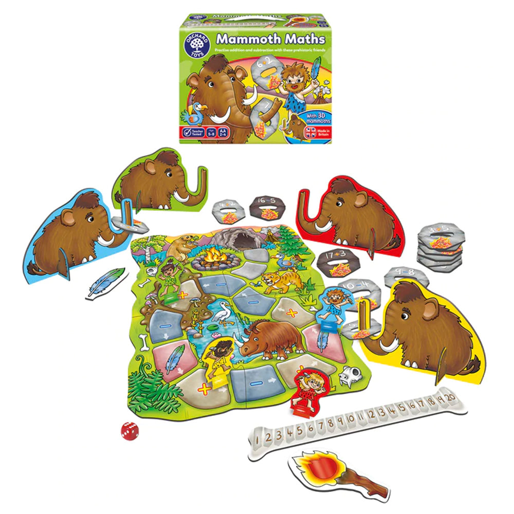 Orchard Toys Mammoth Maths Numbers Kids/Childrens Educational Card Puzzle Game — image 3