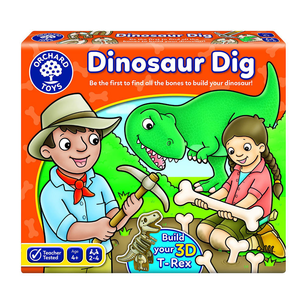 Orchard Toys Orchard Game Dinosaur Dig Kids/Childrens Educational Fun Fossil Play Toy 4+