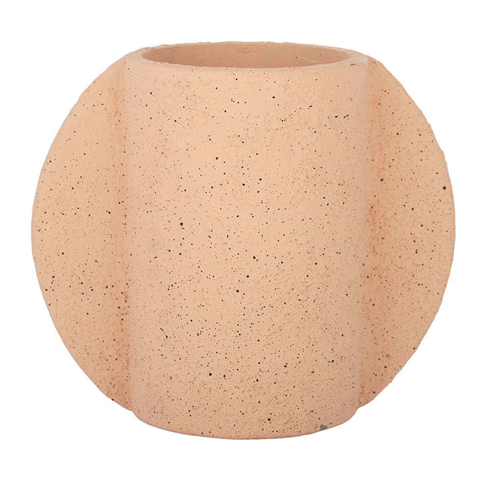 Coast to Coast Home Decor Glider Cement Vase Pot 25x21.5cm Garden/Outdoor Coral