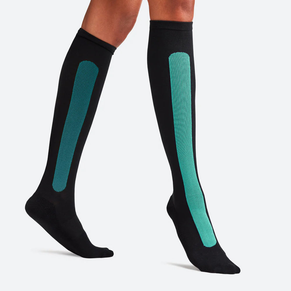 Ostrich Pillow Ostrichpillow Compression Socks US Blue Reef/Caribbean Green — image 3