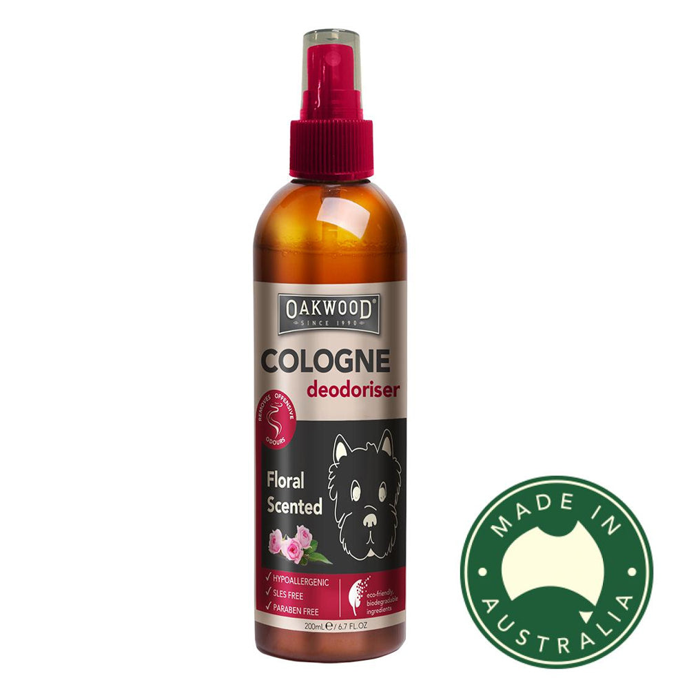 Oakwood 200ml Smell a Riffik Dog/Pet Odour Eliminator Cologne Deodoriser Floral — image 2