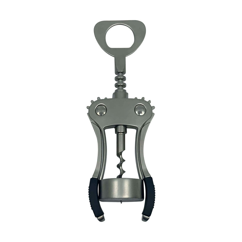Barpro Stainless Steel Deluxe Winged Wine Bottle Corkscrew Remover/Opener — image 2