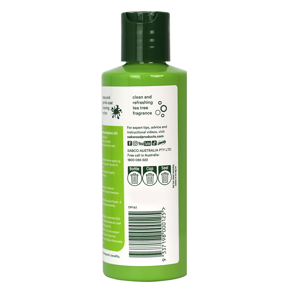 Oakwood 280ml Deep Clean Tea Tree Pet Dog Cleansing Shampoo for Double Coat (3 Pack) — image 4