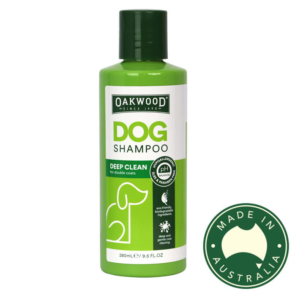 Oakwood 280ml Deep Clean Tea Tree Pet Dog Cleansing Shampoo Care for Double Coat — image 2