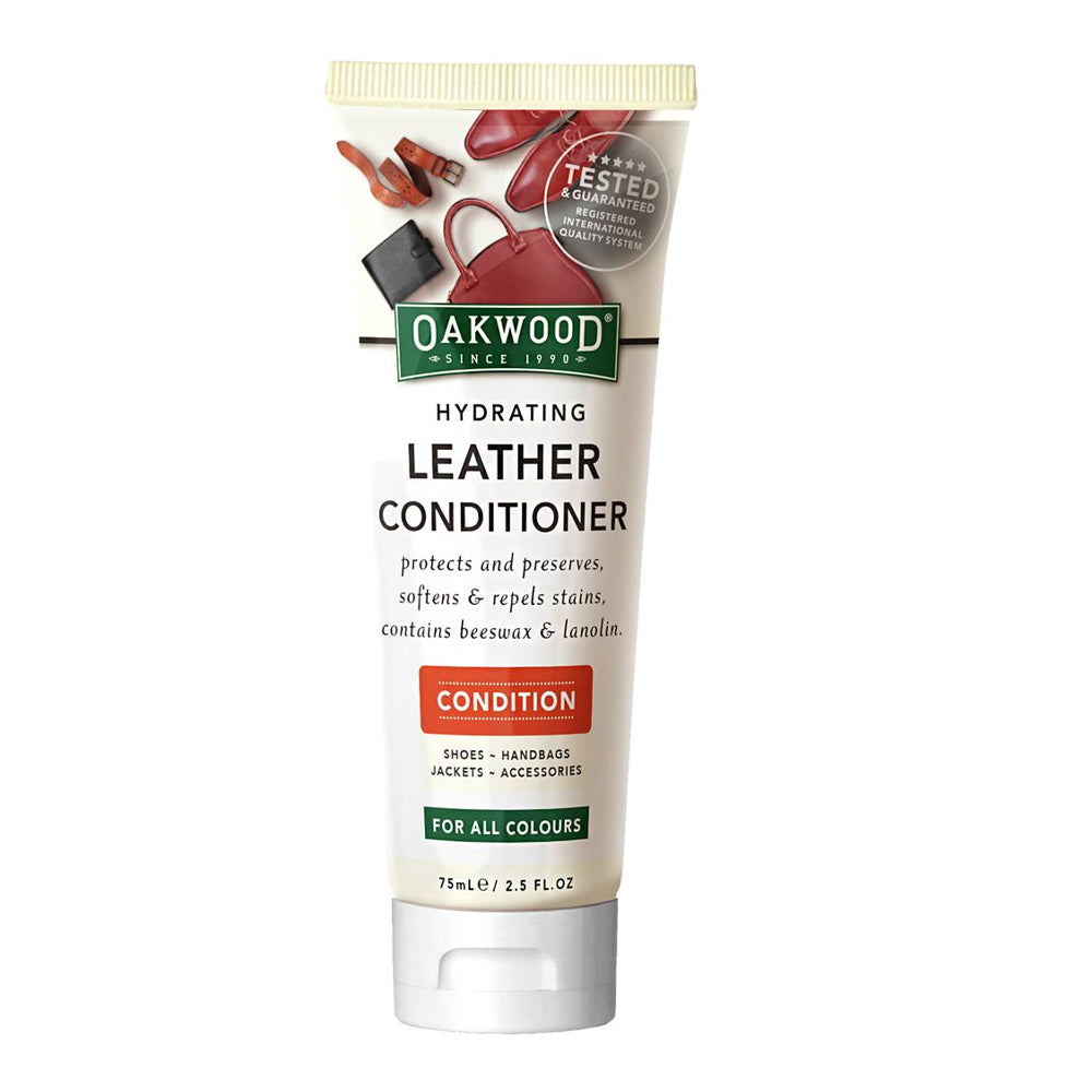 Oakwood 75ml Hydrating Leather Conditioner Shoes/Handbags Moisturising Cream (2 Pack) — image 2